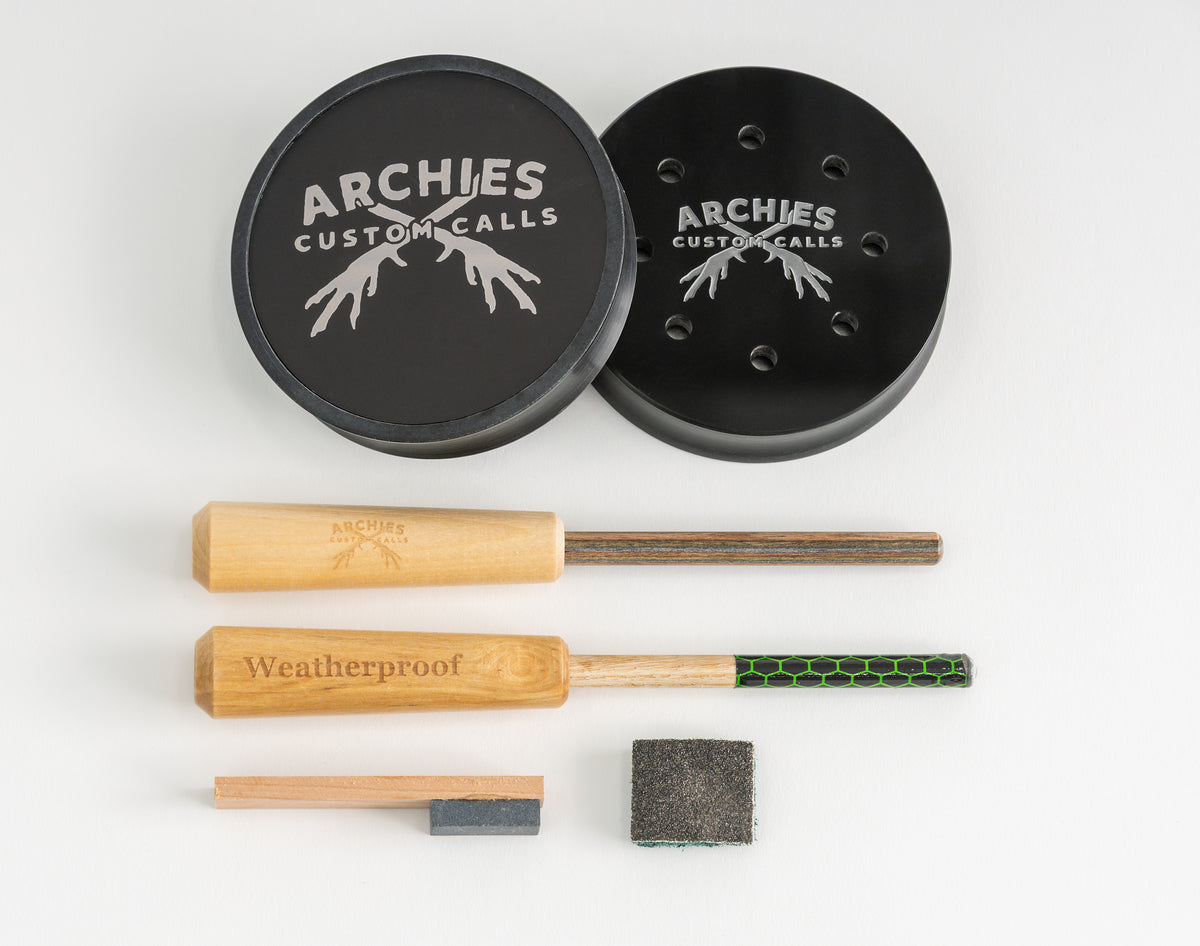 Aluminum Deluxe Turkey Pot Call With Dymondwood Striker
