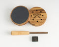 Zebrawood Slate Turkey Pot Call With Dymondwood Striker